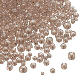2848個 虹色ガラスシードビーズ 1.5/2/3/4mm アクリル丸ビューグルビーズ DIY宝石クラフト 植物作り 織物フェルト装飾用 韓国パープル