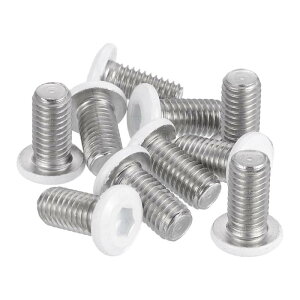 10�Z�b�g M8-1.25×16mm �{�^���w�b�h�Z�p���t���{���g 304�X�e�����X�| �S�˂� ���ʎd�グ �Ƌ�E�Ɠd�p�Z���t�^�b�s���O�˂� �z���C�g