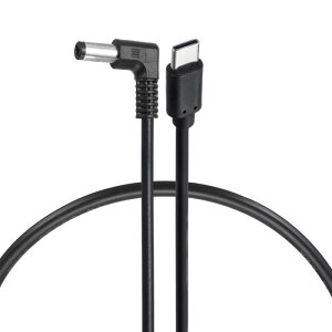 USB C to DC �d���P�[�u�� 20V 3A 60W 5.5x2.1mm 1.3ft USB C to DC �o�P�b�g PD�g���K�[�v���O Ty pe-C �d���R�[�h �}���[�d�P�[�u�� �m�[�g�p�\�R�� ���j�^�[ �h�ƃJ�����p