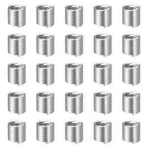 50���� ���C���[�X���b�h���y�A�C���T�[�g M4 x 0.7 x 2D (8mm) ���g���b�N 304H�X�e�����X�|�� �w���J���R�C�����C���[�X�N�����[ �l�W�X���[�u�V�[�X �����ԏC���p