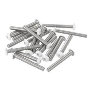 20�� M5-0.8×40mm �{�^���w�b�h�Z�p�\�P�b�g�L���b�v�X�N�����[ 304�X�e�����X�| �t���X���b�h ����d�グ �Ƌ�p�@�B�˂� �Ɠd���i�p �z���C�g