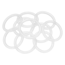 シリコンOリング 10個セット 外径30mm 内径23 mm 幅3.5mm メトリックシールガスケット 配管用VMQシール Oリングワッシャー 高圧洗浄機 エア・ガス接続 自動車修理用 ホワイト
