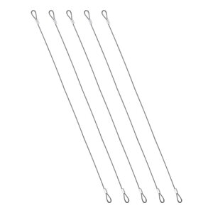 PATIKIL 2mmD x 16�C���` �A�E�g�h�A ���s�p �Z�L�����e�B �P�[�u�� 5�{�Z�b�g 304 �X�e�����X�� ���S���C���[���[�v �ו��h�ƃP�[�u�� ���[�v�G���h�t�� ���]�� �o�C�N �z�[���f�R���[�V�����p 