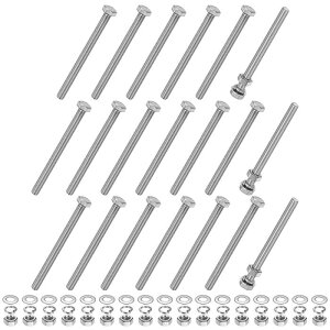 M METERXITY M8x100mm �Z�p�{���g�E�i�b�g�E�����b�V���[�E���b�N���b�V���[ 20�Z�b�g �X�e�����X�| ���S�˂��؂� �@�B/�ݔ��p�{���g�Z�b�g