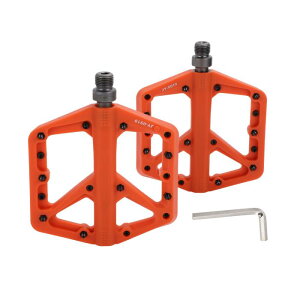 Partuto ���]�ԃy�_�� �o�C�N�y�_�� �t�b�g�y�O �i�C���� �I�����W 14mm����ɓK�p ����~�� BMX�p���[�h�o�C�N�p 1�y�A����