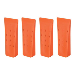 くさび 伐採用 4個 A B S プラスチック林業用 クサビ 152 mm 木材用分割くさび プラスチックくさび インパクトレンチ用伐採くさび 伐採くさび 木のくさび 林業アクセサリー 森林 オレンジ
