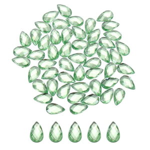 50PCS �t���b�g�o�b�N�A�N�����e�B�A�h���b�v�W�F��6x10mm �l�H�_�C�������h DIY�N���t�g �r�[�Y �E�F�f�B���O�p�[�e�B�[ �t�F�C�X�y�C���g ��΃��C�L���O ���C�g�O�� �[��