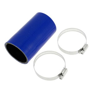 X AUTOHAUX シリコンホース シリコンチューブ インタークーラー ターボ インテークパイプ ブルー 長さ100mm 内径51mm 4層構造 汎用 エアクリーナー エアーホース クーラント ラジェーターホース