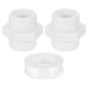 �j���X���b�h�J�b�v�����O�A�_�v�^�[�R�l�N�^�[�A�V�[���e�[�v�t��1" PVC�p�C�v�p��2�i�j��-�j���p�j�A�X���b�h�z�ǗpPVC�z�[�X�A�_�v�^�[�J�b�v�����O�i�z���C�g�j