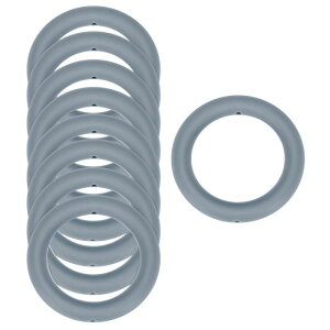 9�� �V���R�[���r�[�Y�����O 65mm �ۂ��V���R�[���r�[�Y���[�v�o���N�t�H�[�J���r�[�Y 2�� ���t���V���R�[���y���_���g DIY�L�[�`�F�[�� �l�b�N���X �������[�h ���� �_�[�N�O���[