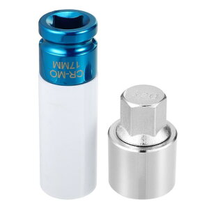 320ホイールロックラグナット 盗難防止ラグナットネジ ソケットキー取り外し Mercedes Benzに対応 ホイールロックキー プロテクターナットソケット付き 1セット