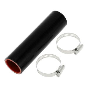 X AUTOHAUX シリコンホース シリコンチューブ インタークーラー ターボ インテークパイプ ブラック 長さ150mm 内径32mm 4層構造 汎用 エアクリーナー エアーホース クーラント ラジェーターホース