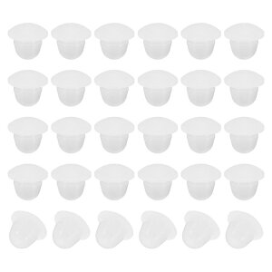 PATIKIL 6mm Diameter Silicone Round Snap�A30����̃^�C�v���b�N�Ƌ�p�z�[���v���O�{�^���A�[�N�`��ی�J�o�[�A�V�[���o���N�w�b�h�V�����_�[�p6-6.5mm�z�[���ɓK���A����