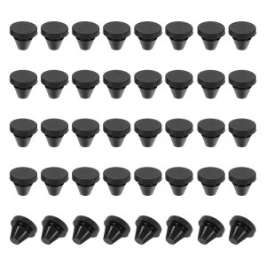 PATIKIL 7mm Diameter Silicone Hole Plug�A40�̊ی^�X�i�b�v�C���^�C�v�̃��b�L���O�Ƌ�{�^���ی�J�o�[�L���b�v�w�b�h�A�V�[���o���N�w�b�h�V�����_�[�z�[���p��2.5-7mm�z�[���ɓK���A��