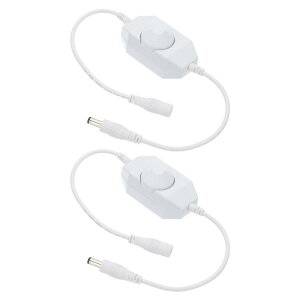 PATIKIL LED�X�g���b�v�f�B�}�[�X�C�b�`�A2��DC 9-24V PWM���[�^���[DC�C�����C���P�[�u�����邳���߉\�R���g���[���[LED���{�����[�v���C�g5050 3528 2835 5630�z���C�g