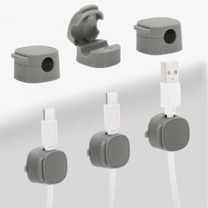 CAPASTEC マグネット式 ケーブルホルダー ケーブルクリップ 配線止め 配線整理 貼り付け 強力粘着 卓上 デスク 机 壁 車 ナイトテーブル ケーブル固定 USB マウスライン type-c キーボードライン