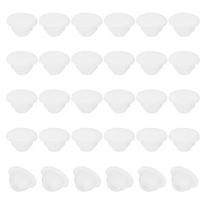 PATIKIL 6mm Diameter Silicone Round Snap�A30����̃^�C�v���b�N�Ƌ�p�z�[���v���O�{�^�����G�b�W�ی�J�o�[�A7mm�z�[���ɓK���A�o���N�w�b�h�V�����_�[�p�A�z���C�g