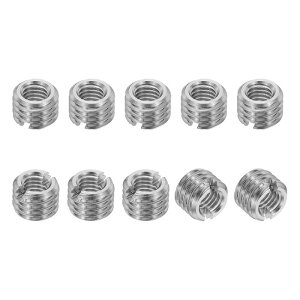 PATIKIL 316�X�e�����X�|�X���b�h�A�_�v�^�[�X���[�u�k���i�b�g10��M8 x 1.25���X����M5 x 0.8���X�C���C���T�[�g�i�b�g�˂����f���[�T�[�ϊ��t�@�X�i�[6mm
