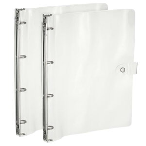 PATIKIL A4 oC_[Jo[ 2 4 ۃOoC_[veN^[ PVC y[p[oC_[VF cpm[gubNtH_[ 