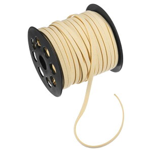 M METERXITY フェイクスエードレザーコード 50ヤード5mmフラットスエードレザーレース フェイクレザーコード ジュ エリーメイキング/ DIYハンドメイドクラフト/ネックレス/ブレスレット用スエー