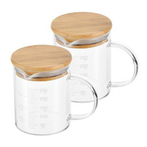 PATIKIL 250ml KXvʃJbv 2Zbg 3.3zEPC_KXڐ蔒XP[ťvʃJbvr[J[ ؐWV^tLb`p