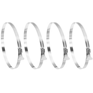PATIKIL 6-1/2 �X�e�����X�X�`�[���z�[�X�N�����v�A4�� 155-178mm (6.2-7.1�C���`) �����\�ȃT���X�N�����[�L�[�^�C�v�N�����v ���[���M�A�z�[�X�N�����v �����ԗp�@�B�A�v���P�[�V�����p �V���o