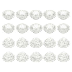 PATIKIL 25x20mmnCp[LEDY 20 LEDt N^[R[^[ANwPMMAr[Y\ʃY1W LEDCgvdX|bgCgp LEDY NA