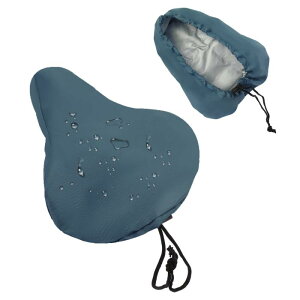 BULLSPANN 自転車 サドルカバー 防水 シートカバー 日晒し劣化防止 クロスバイク ロードバイク マウンテンバイク 自転車カバー 210Dオックスフォード素材 ネイビーブルー