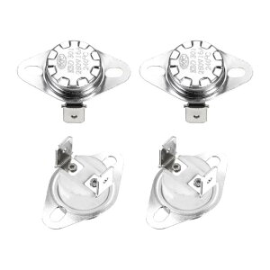 K SD301サーモスタット 240°C/464°F 16A 通常閉じ N.C 調整スナップディスク温度スイッチ マイクロ波 オーブン コーヒーメーカー用 4個 セラミック素材
