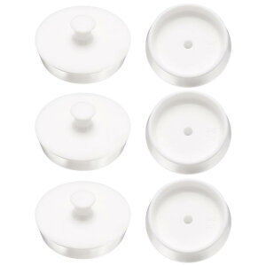 6 個の排水ストッパー シリコーン製バスタブストッパー 2-1/8" から 2-3/16" キッチンシンク排水ストッパー 浴室排水栓 ランドリー シンク シャワー 洗面器用のハンドル付き