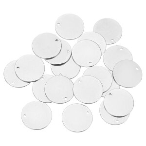 �t���b�g�Ȋۂ��X�^���s���O�^�O�y���_���g�`�� �[�� 60��20mm���a - �l�b�N���X�C�������O�W�� �G���[���C�L���O�p�̌��t��304�X�e�����X�X�`�[�����^���`�� �[���i�V���o�[�j