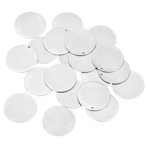 �t���b�g�Ȋۂ��X�^���s���O�^�O�y���_���g�`�� �[�� 20��30mm���a - �l�b�N���X�C�������O�W�� �G���[���C�L���O�p�̌��t��304�X�e�����X�X�`�[�����^���`�� �[���i�V���o�[�j