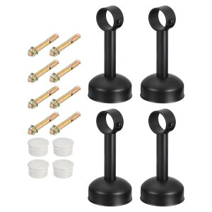 4�Z�b�g �J�[�e�����b�h�u ���P�b�g 32mm/1.26" �p�C�v�ɓK�� ����150mm/5.91" �X�e�����X���J�[�e�����b�h�t�b�N�n���K�[ �Ǘp���[�h���[�u�p�C�v�J�[�e���p�C�v�p ��