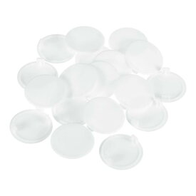 ヒンジ穴カバー、28個38mm（1-1/2"）ID - 家具キャビネットカップボード用プラスチック隠しヒンジ穴カバーラウンドフラッシュタイププラグキャップ（ホワイト）