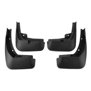 X AUTOHAUX 1セットのアウディに対応Q7 2016-2020用フロントおよびリアマッドフラップスプラッシュガードマッドガードW / マウントアクセサリー