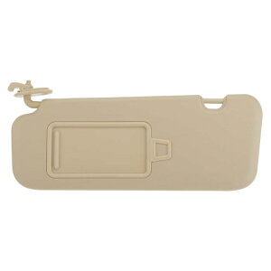 Motoforti ヒュンダイに対応・エラントラAD 2016-2019用の車載サンバイザーアセンブリ プラスチック ガラス ファブリック W/ ライト No.85210F0100TTX ベージュ 日光を遮る