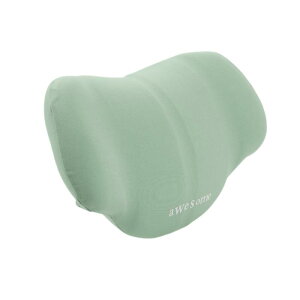 Partuto 1個のユニバーサルカーネックピロー - 首と背中のための車のシートヘッドレストピロー - 通気性 - メモリーフォーム グリーン