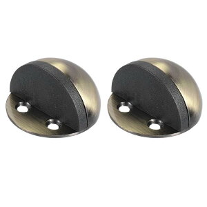 PATIKIL ドリル不要のドアストップ 2個入りのドーム型フロアマウントドアストッパー セルフアドヒーシブウォールプロテクターキャッチドアホルダー ホームオフィスベッドルームドアを開い