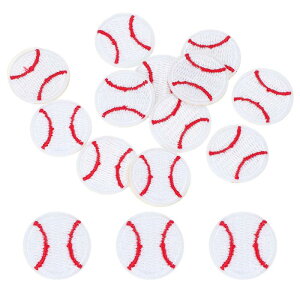 PATIKIL 23 mm �A�C�����p�b�` 12���� �싅�p�b�` �z�b�g�����g�ڒ��ܕt���h�J�A�b�v���P �ߗ� �����p�o�b�N�p�b�N�W�[���Y�X�q ���b�h