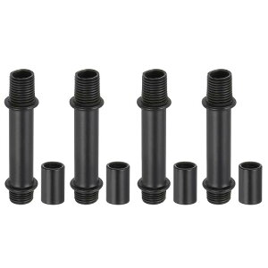 PATIKIL �X�g���[�g�p�C�v�����v�X�e�����b�h�L�b�g 4�Z�b�gM10�Y�f�|40mm�i1.57�j���_�u���G���h�X���b�h���b�h �e�[�u�������v �V�����f���A�p�J�b�v�����O�i�b�g�X���[�u�R�l�N�^�[ ���F