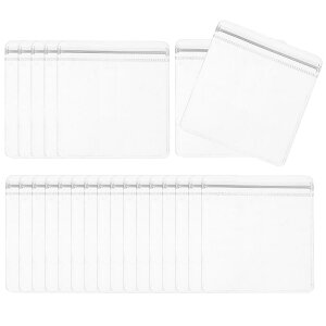 PATIKIL Ύ_̖h~obO 100 PVC  ϐFh~ ۊǃWbp[obO  CO w lbNXȂǍp 10.5 x 11 cm NA