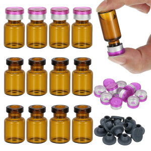 PATIKIL 12 2ml Ao[ {VP[gKX A~vX`bNLbv St ő̉t̕̕ۊǗp p[vVo[g[