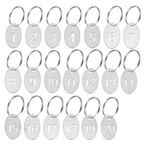 PATIKIL io[L[^O 30mmXeXX`[1-20io[ID^OL[`F[ Ot̂蔲ꂽio[L[^O h~g[L[ nEXbJ[̂߂̃L[ʎqL[̃x