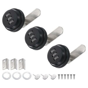 PATIKIL 37 mm Rrl[VJbN 3 t@CLrlbgbN gݍ킹pX[hR[ht LrlbgbN V_[t N[ 5-12 mm̈o[{bN