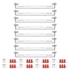 PATIKIL 125mm (4.92") ユニバーサルライト取り付け スタンドキット 8セットライトクロスバーてんじょうライトプレート 壁ライトてんじょうライトペンダントシャンデリア用ネジ付き