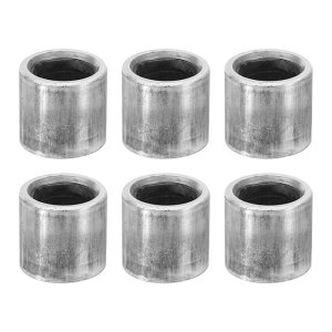 PATIKIL M8スチールスペーサー 6個のメタルスペーサー スチール8.1mm ID x 12mm OD x 10mm Lカーボンスチールスペーサースクリュースタンドオフラウンド 5/16"またはM8スクリューボルト用