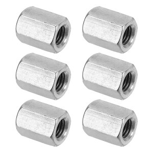 PATIKIL M12 x 1.75�s�b�` 304 �X�e�����X�X�`�[�� �Z�p�J�b�v�����O�i�b�g 6�� 25mm/ 1���� �e�� ���S�˂��t�� ���b�h�J�b�v�����O�i�b�g �X�^�b�h�R�l�N�^�t�@�X�i�[ �V���o�[�g�[��