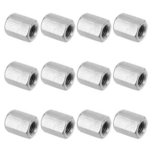 PATIKIL M12 x 1.75�s�b�` 304 �X�e�����X�X�`�[�� �Z�p�J�b�v�����O�i�b�g 12�� 25mm/ 1���� �e�� ���S�˂��t�� ���b�h�J�b�v�����O�i�b�g �X�^�b�h�R�l�N�^�t�@�X�i�[ �V���o�[�g�[��
