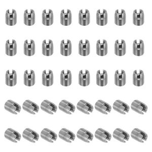 PATIKIL �Z���t�^�b�s���O�X���b�h�C���T�[�g 40�� M3 x M5 x 6mm 303�X�e�����X�|�X���b�h�A�_�v�^�[���f���[�T�[�X���b�g�t���X�N�����[�C���C���T�[�g�i�b�g�X���[�u