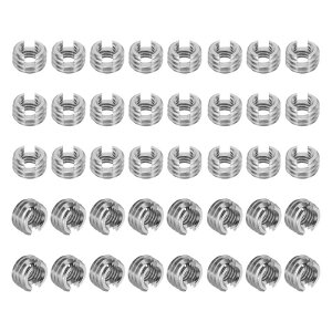 PATIKIL �Z���t�^�b�s���O�X���b�h�C���T�[�g 40�� M6 x M10 x 6mm 303�X�e�����X�|�X���b�h�A�_�v�^�[���f���[�T�[�X���b�g�t���X�N�����[�C���C���T�[�g�i�b�g�X���[�u
